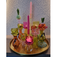 kandelaar oranje groen